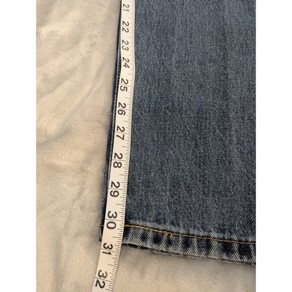 NWOT Levi's 505 Jeans Mens Size 36x32 Medium Wash Straight Leg 100% Cotton - Picture 5 of 5